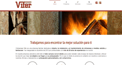 Desktop Screenshot of chimeneasvifer.com